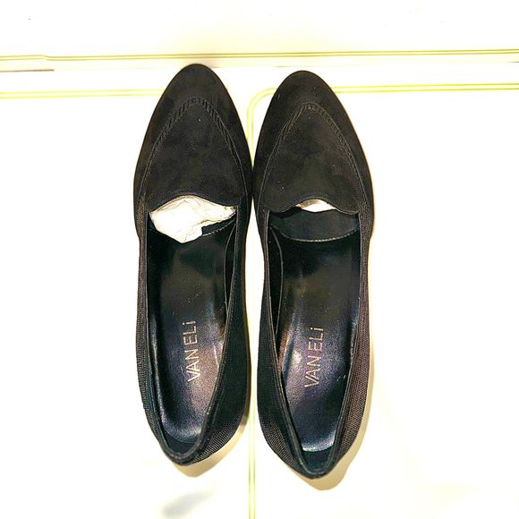 VANEL ASTYR BLACK PRINT - Women's Size 7W - Picture 9 of 10